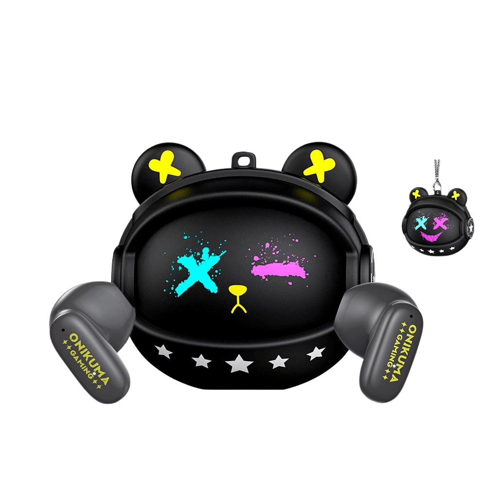 หูฟังไร้สาย ONIKUMA TX603 WIRELESS NECKBAND EARPHONES - สีดำ